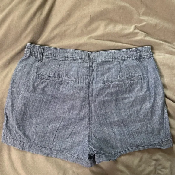 a new day Women's Blue Chambray Shorts - Picture 8 of 8